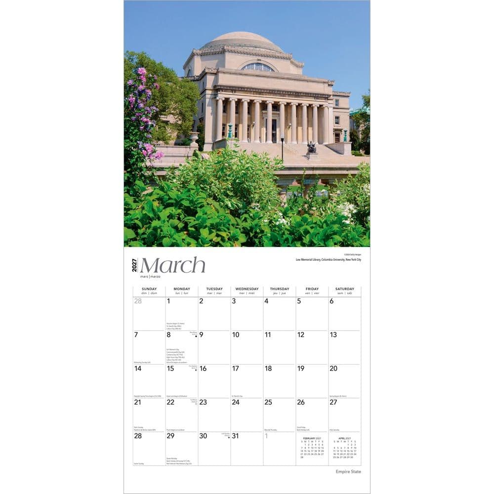 Empire State New York 2027 Wall Calendar Second Alternate Image