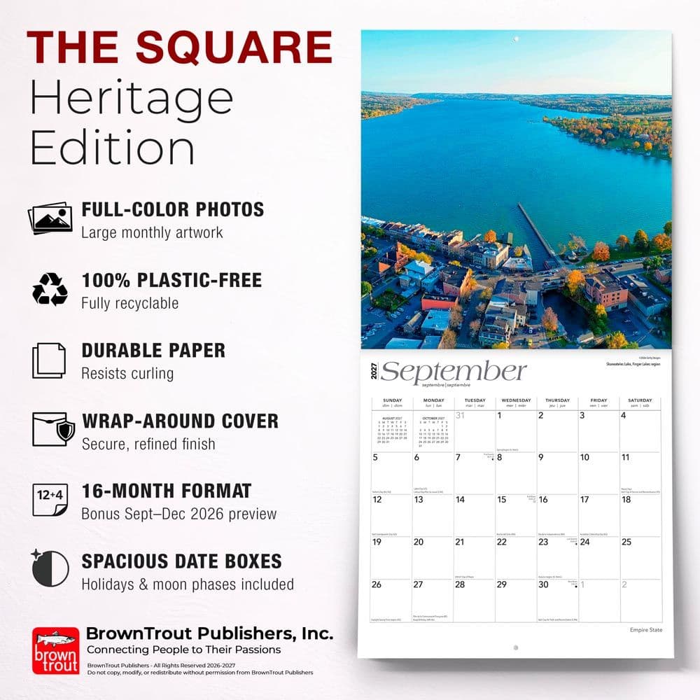 Empire State New York 2027 Wall Calendar Fifth Alternate Image