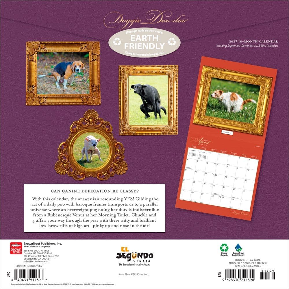 Doggie Doo Doo 2027 Wall Calendar First Alternate Image