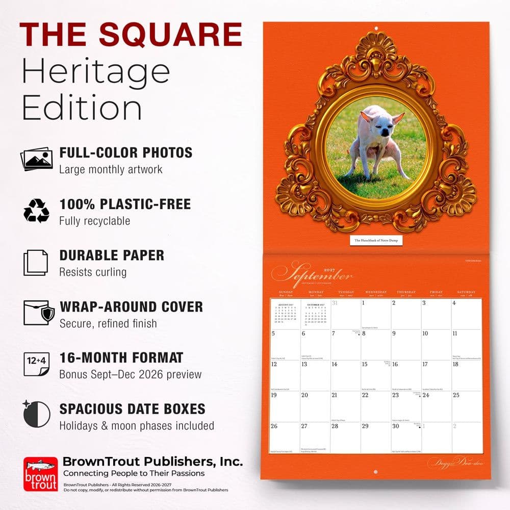 Doggie Doo Doo 2027 Wall Calendar Fifth Alternate Image