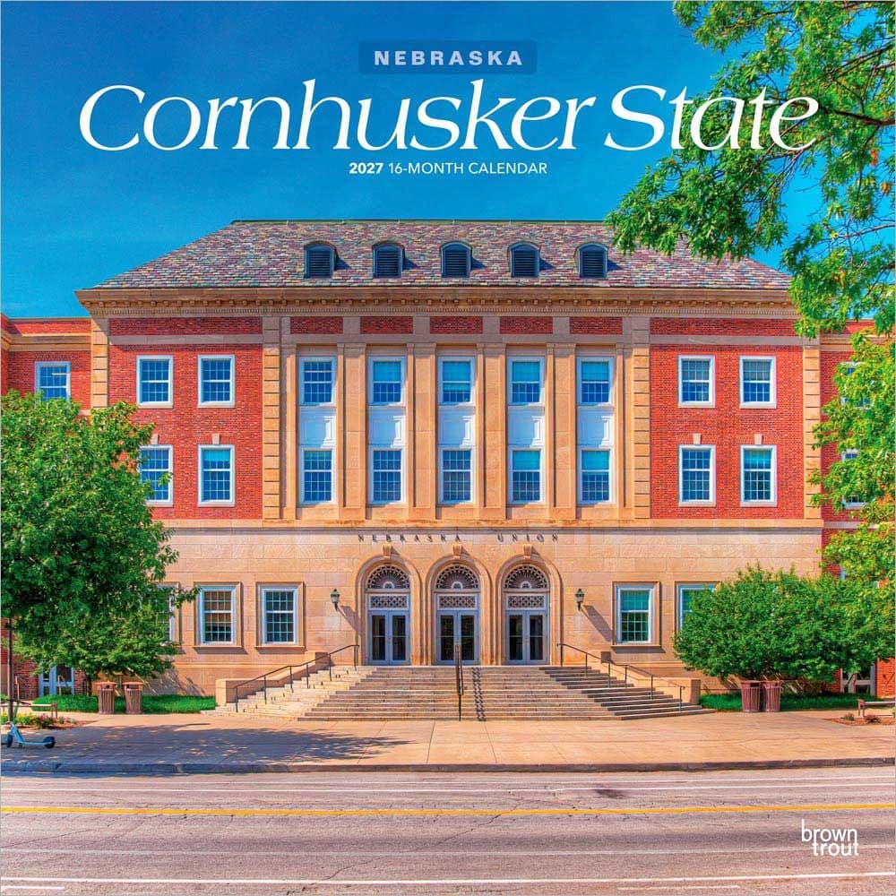Cornhusker State Nebraska 2027 Wall Calendar Main Product Image