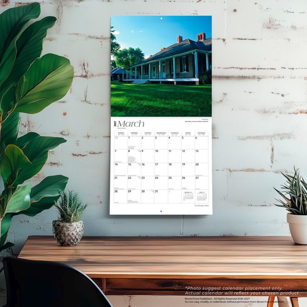 Cornhusker State Nebraska 2027 Wall Calendar Fourth Alternate Image