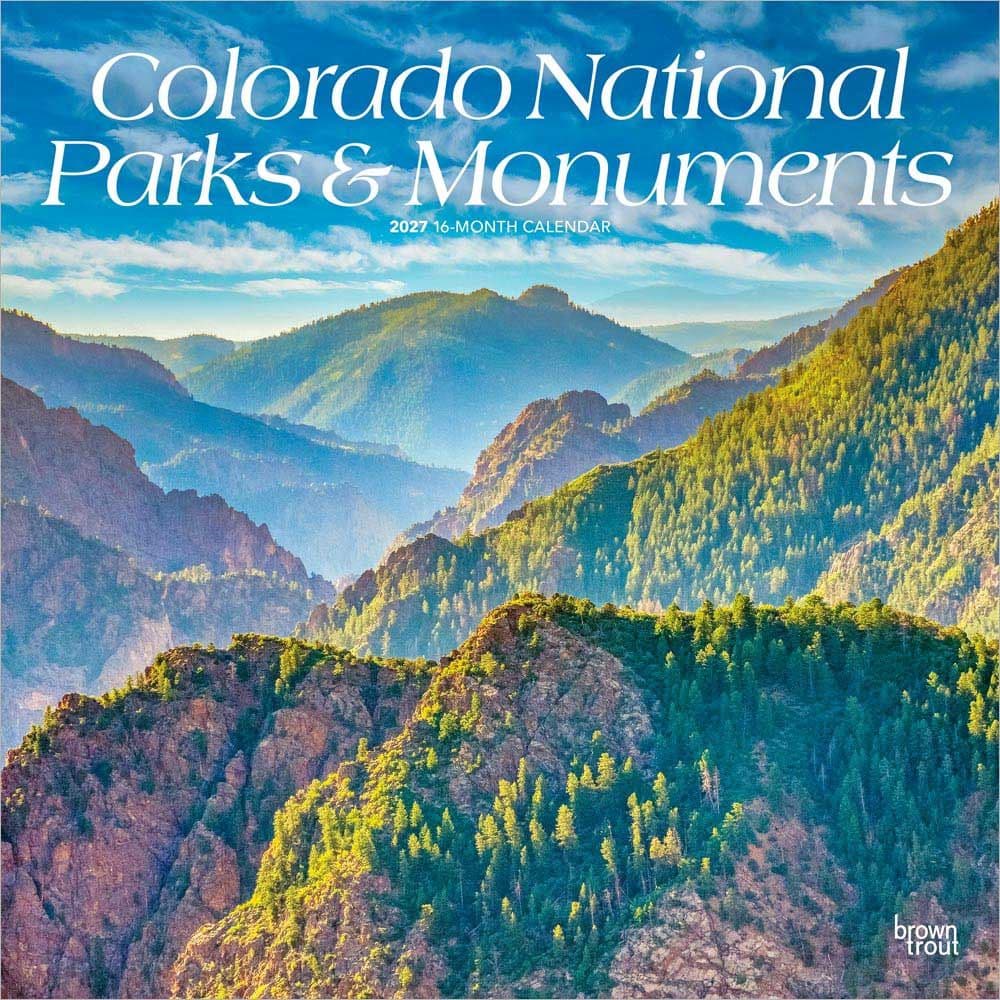 Colorado National Parks And Monuments 2027 Wall Calendar Main Product Image