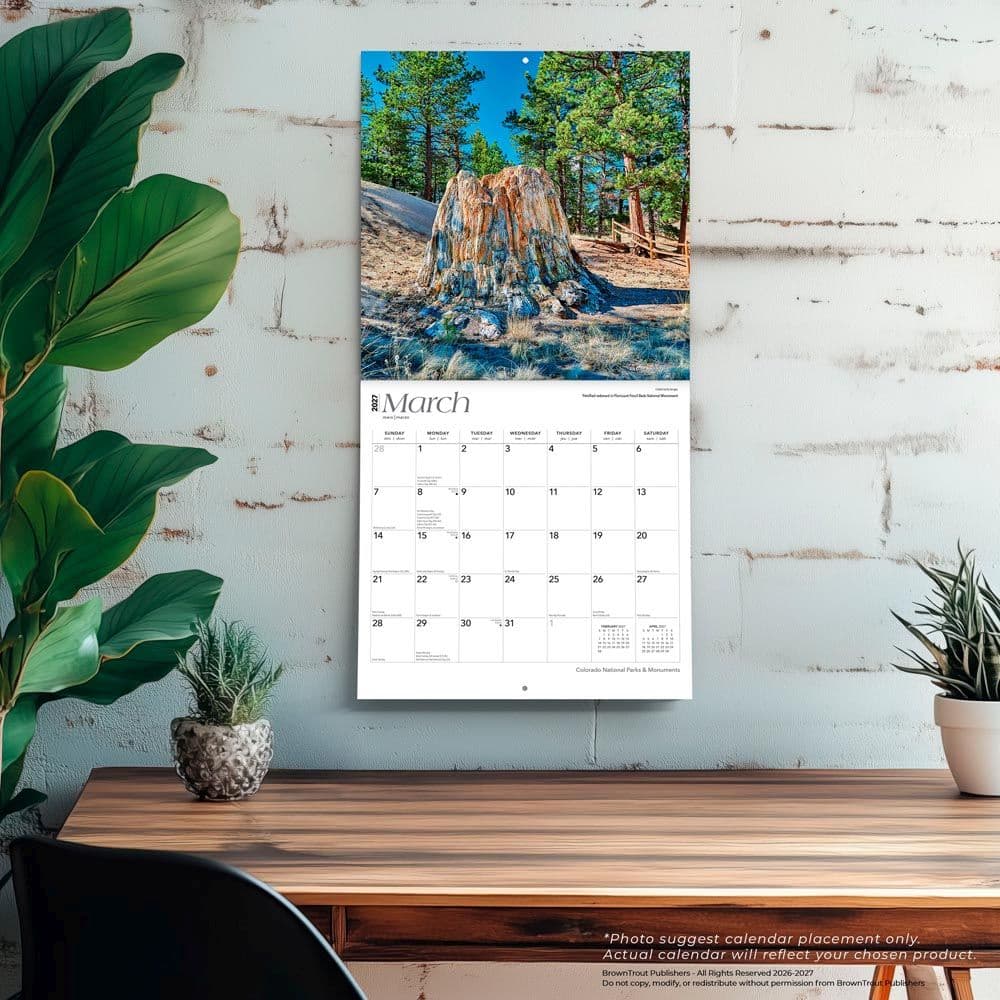 Colorado National Parks And Monuments 2027 Wall Calendar Fourth Alternate Image