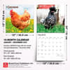 image Chickens 2027 Wall Calendar Sixth Alternate Image