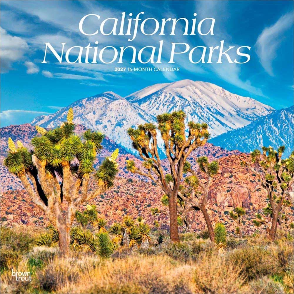 California National Parks 2027 Wall Calendar Main Product Image