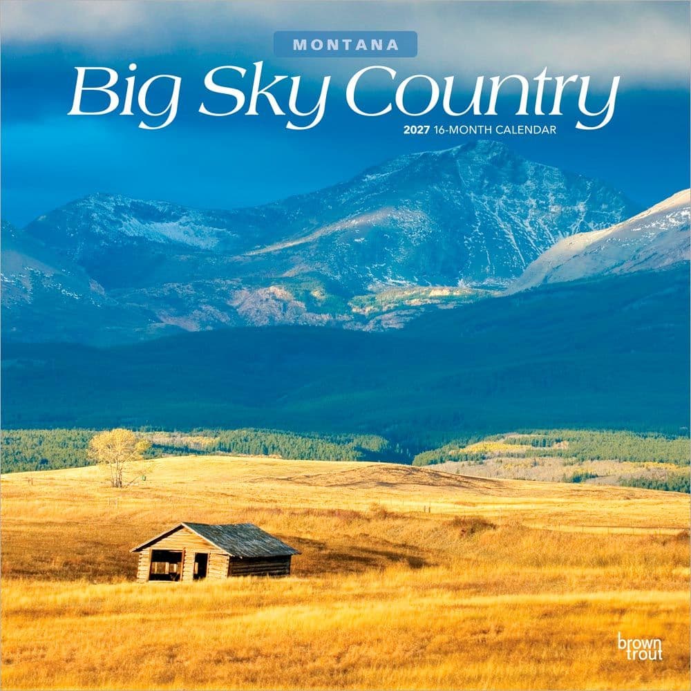 Big Sky Country 2027 Wall Calendar Main Product Image