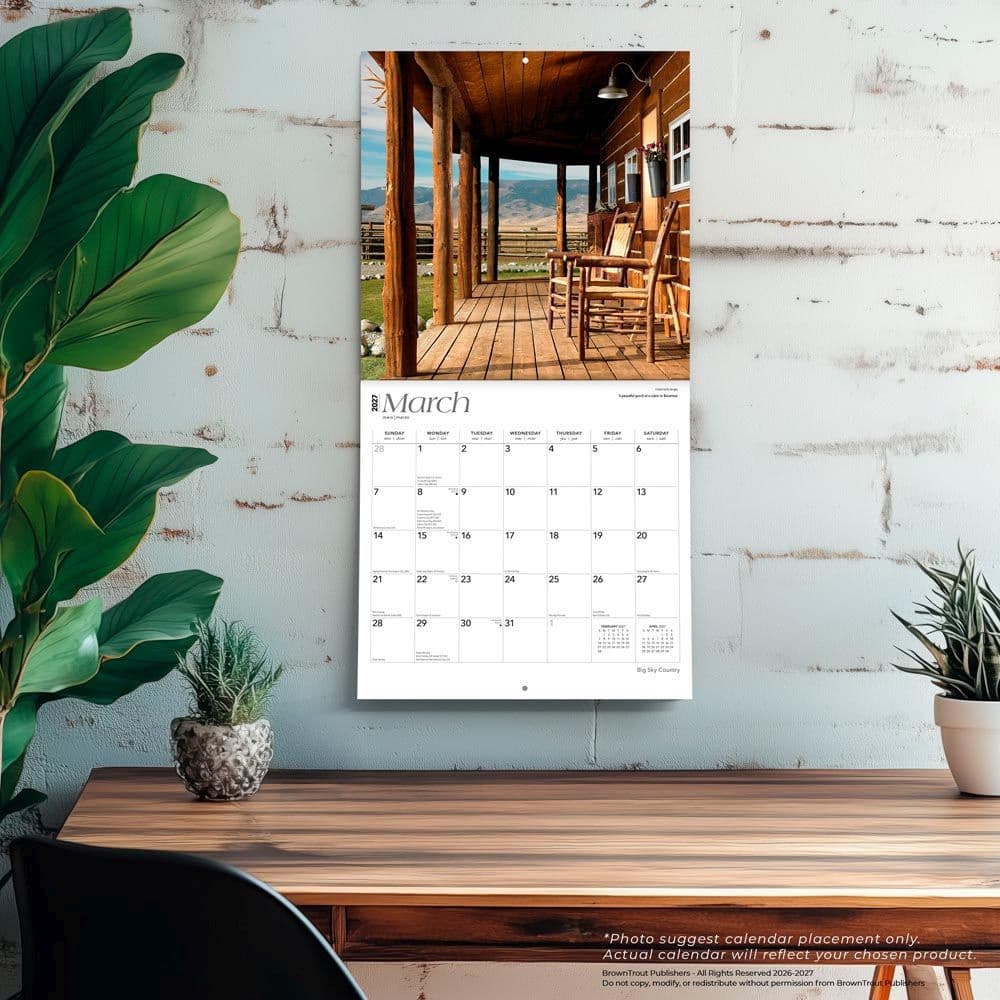 Big Sky Country 2027 Wall Calendar Fourth Alternate Image