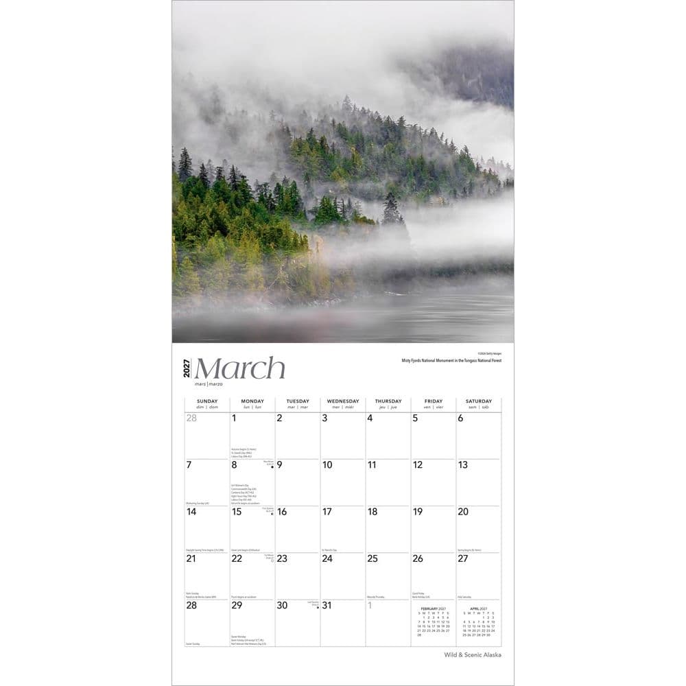 Alaska Wilderness 2027 Wall Calendar Second Alternate Image