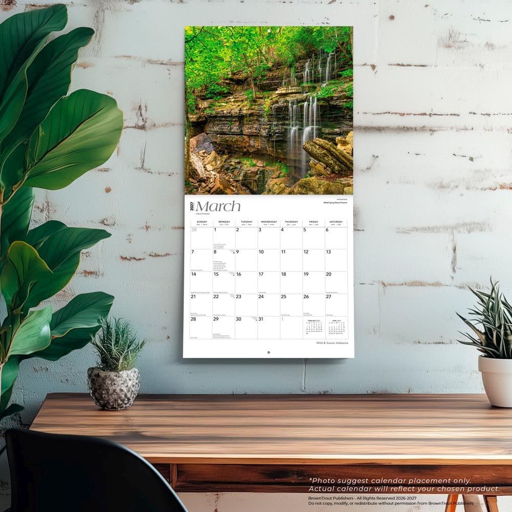 Alabama Wild and Scenic 2027 Wall Calendar Fourth Alternate Image