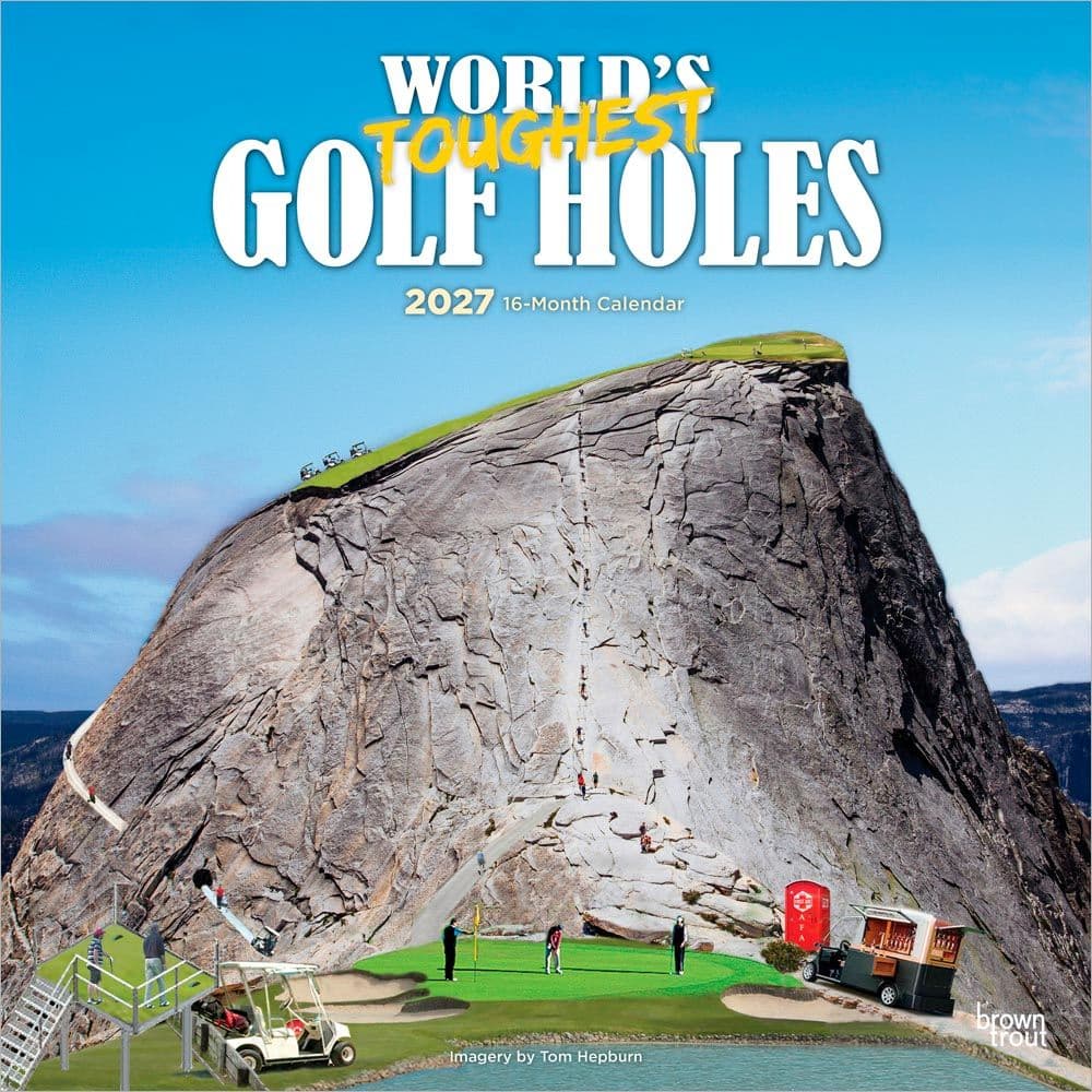 image Worlds Toughest Golf Holes 2027 Wall Calendar Main Product Image