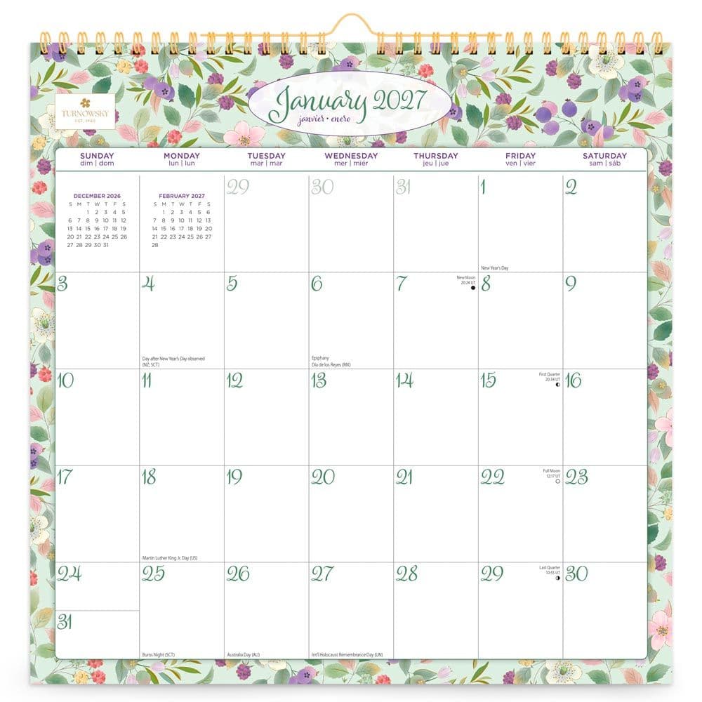 Turnowsky House Spiral 2027 Wall Calendar Main Product Image