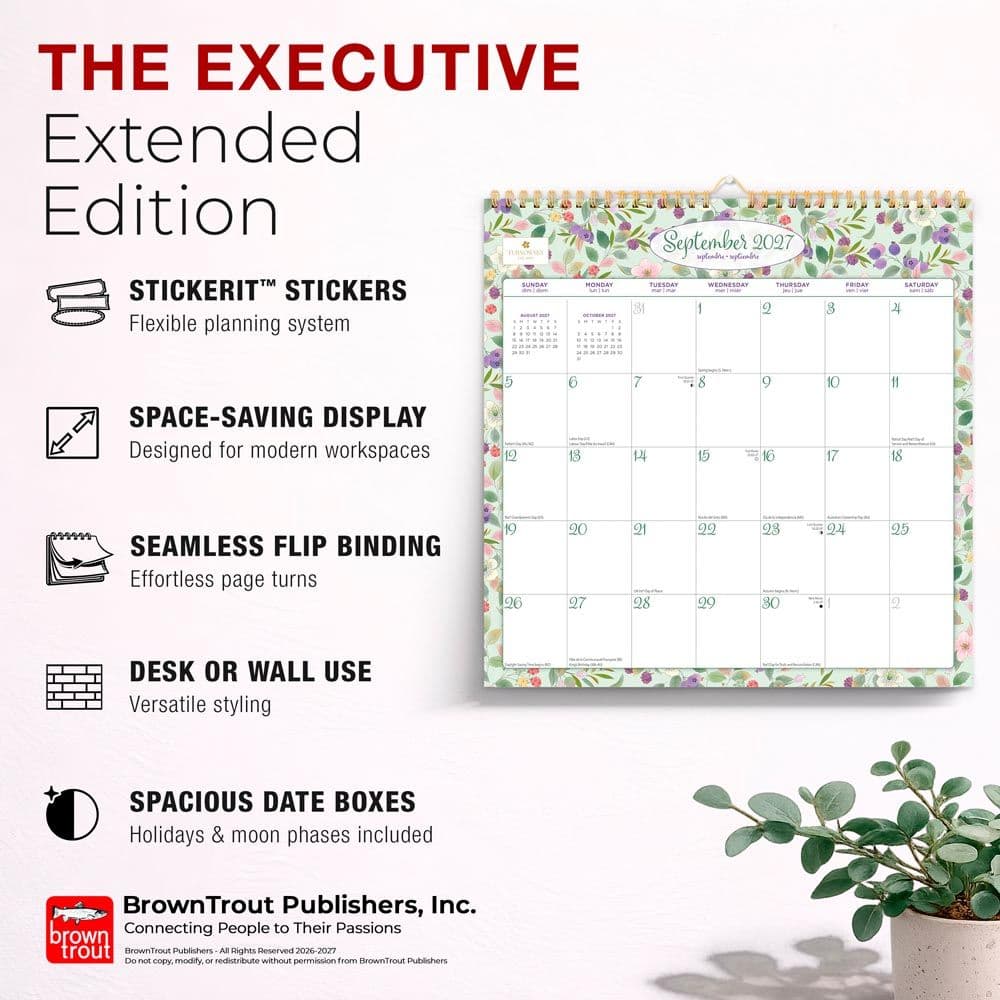 Turnowsky House Spiral 2027 Wall Calendar Fifth Alternate Image