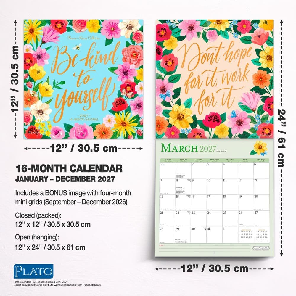 Bonnie Marcus Plato Foil 2027 Wall Calendar Sixth Alternate Image