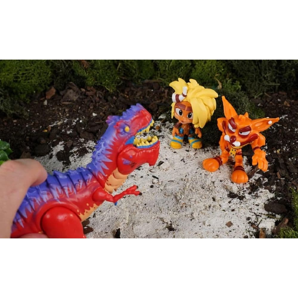 Crash Bandicoot Dino Dash Diorama Playset Third Alternate Image
