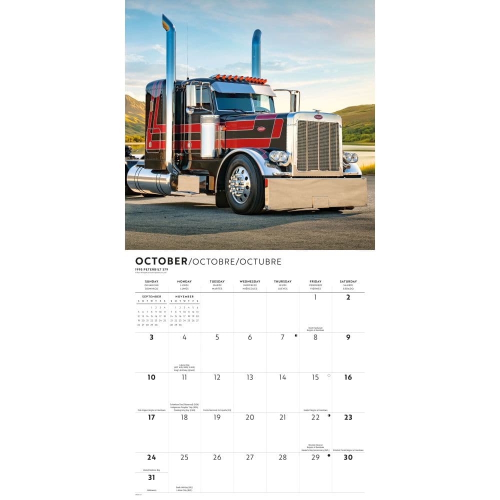 Trucks 2027 Wall Calendar Fourth Alternate Image