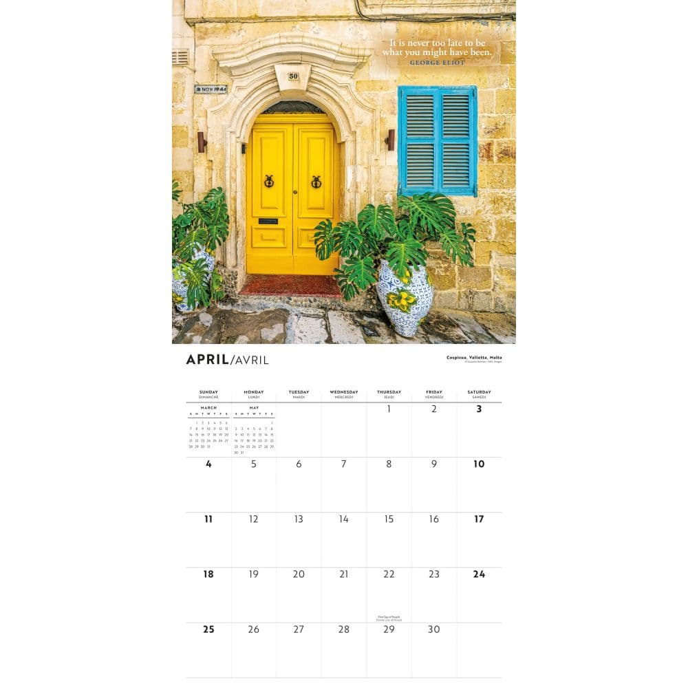 Doors and Windows 2027 Wall Calendar Second Alternate Image