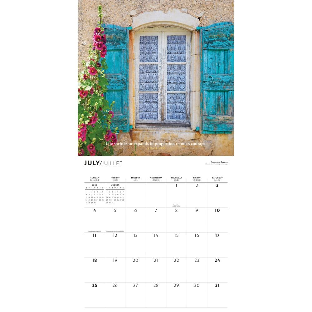 Doors and Windows 2027 Wall Calendar Third Alternate Image