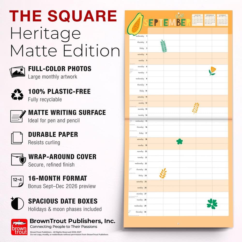 Very Busy Family Organizer 2027 Wall Calendar Fifth Alternate Image