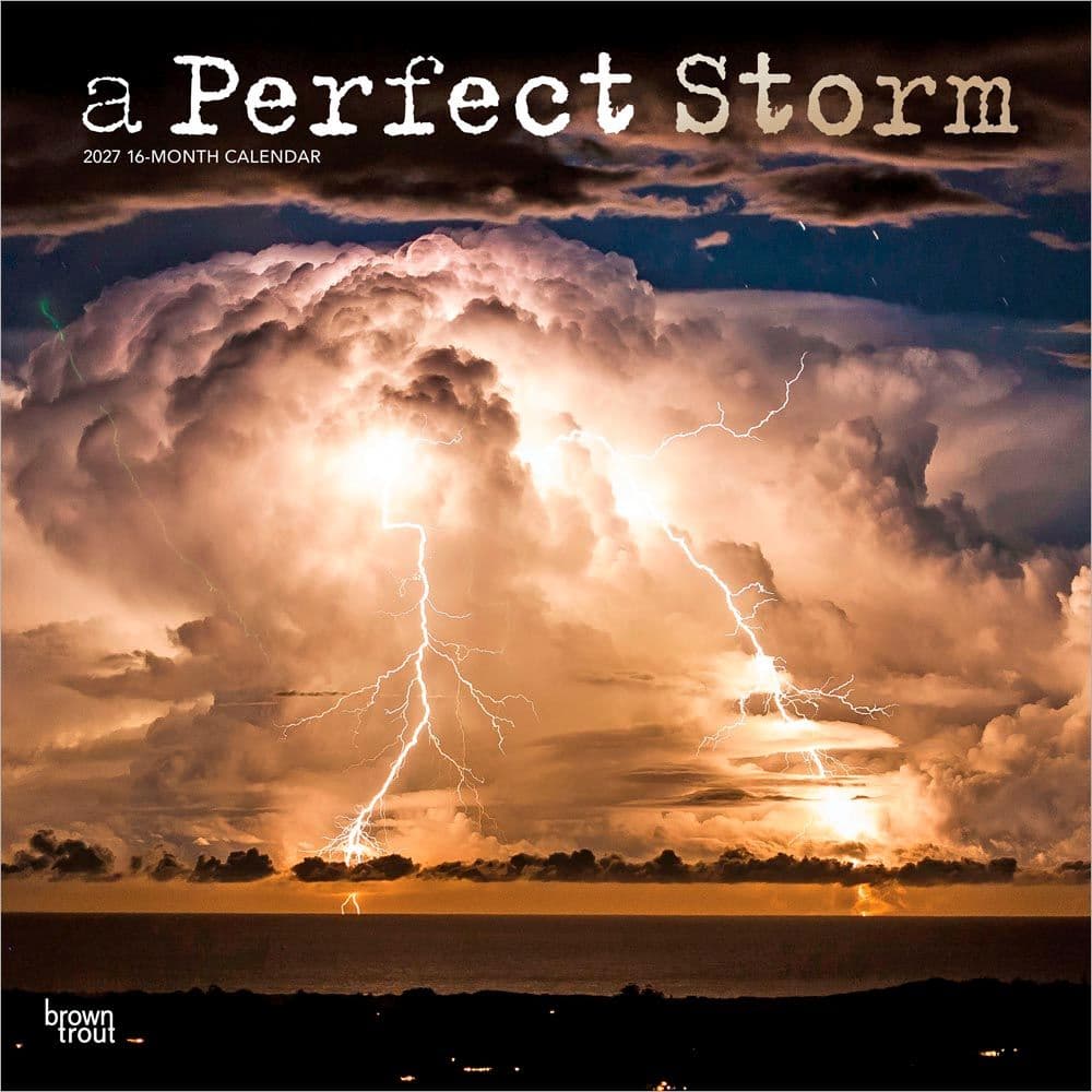 Perfect Storm 2027 Wall Calendar Main Product Image
