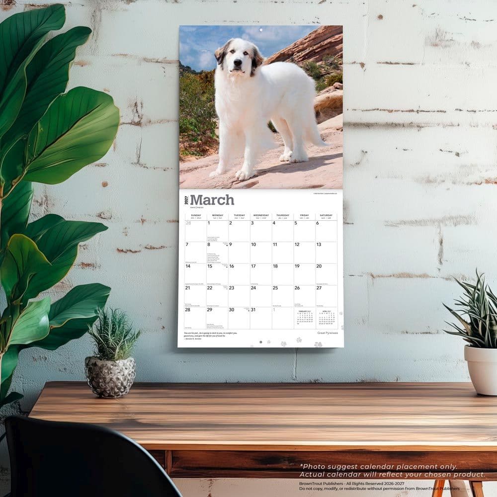 Great Pyrenees 2027 Wall Calendar Fourth Alternate Image