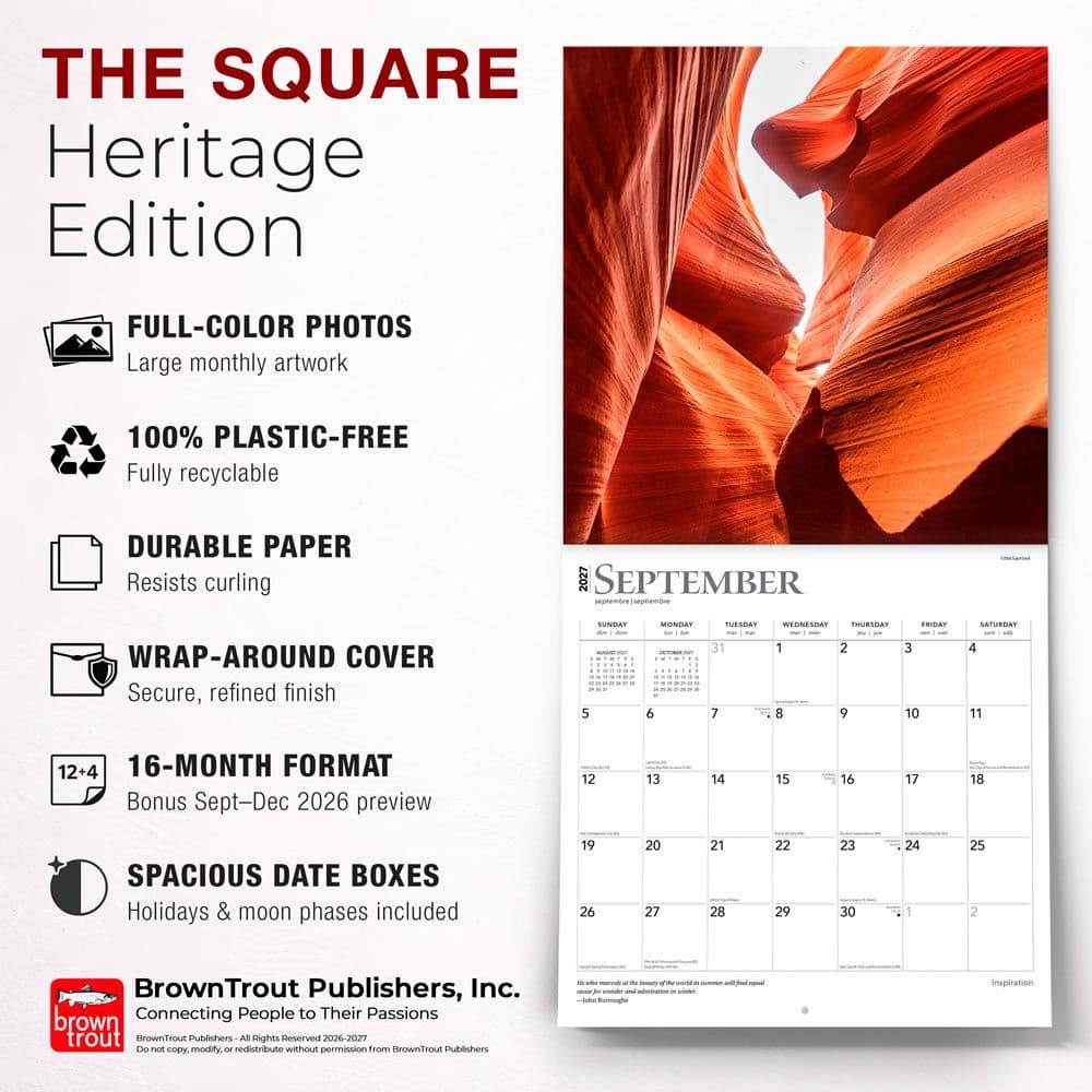 Inspiration 2027 Wall Calendar Fifth Alternate Image