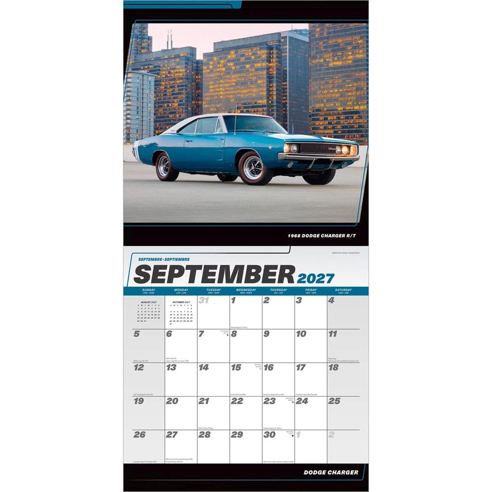 Dodge 2027 Wall Calendar Third Alternate Image