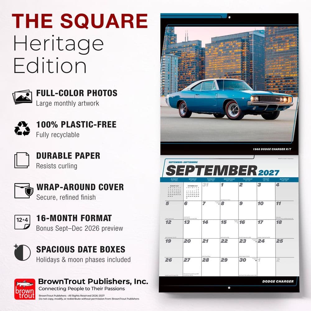 Dodge 2027 Wall Calendar Fifth Alternate Image
