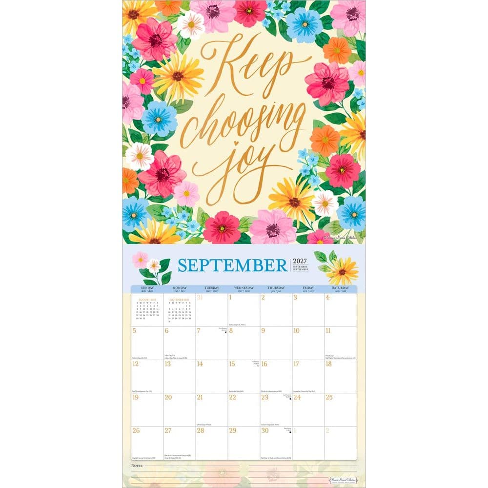 Live your Happiest Marcus  2027 Wall Calendar Third Alternate Image