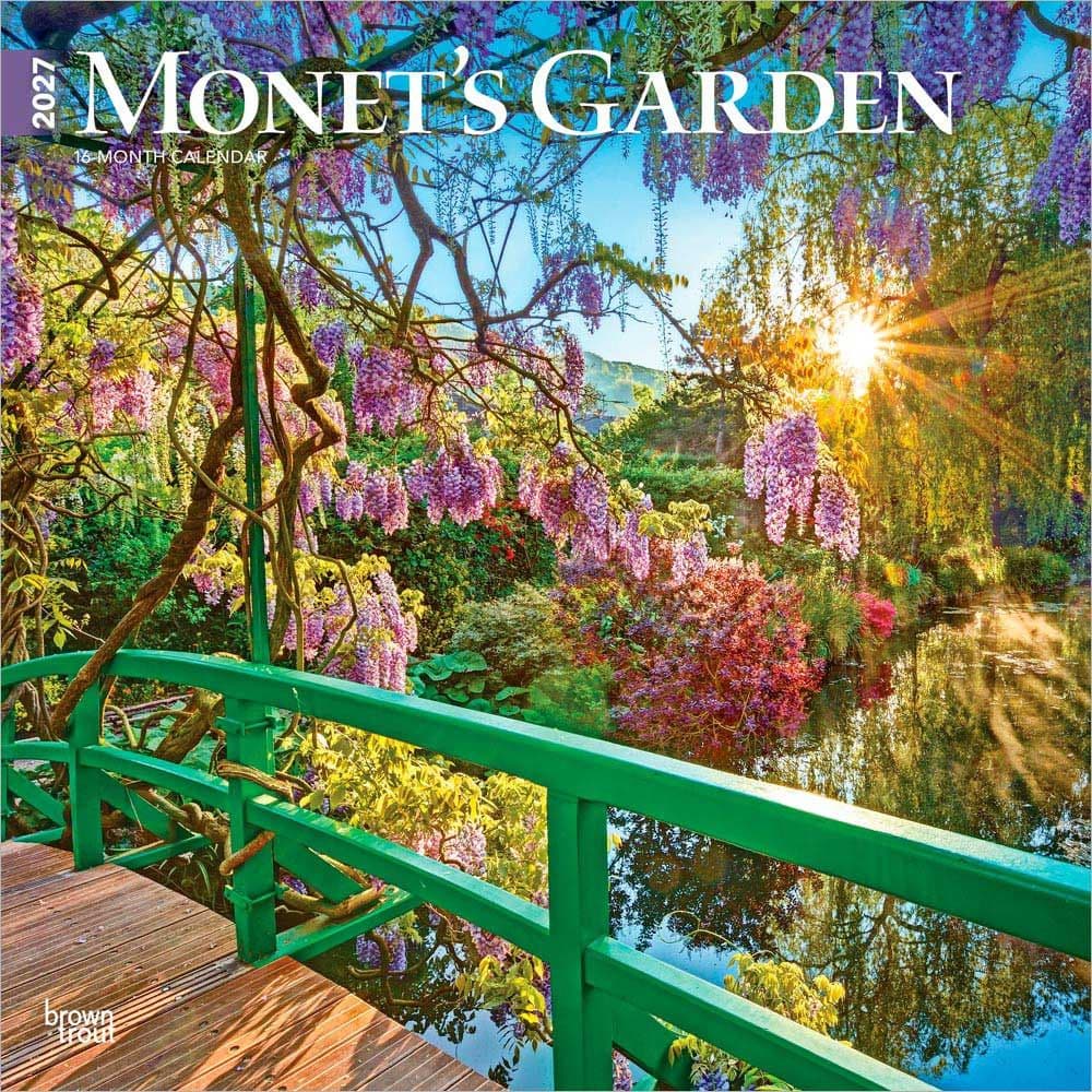 image Monets Garden 2027 Wall Calendar Main Product Image