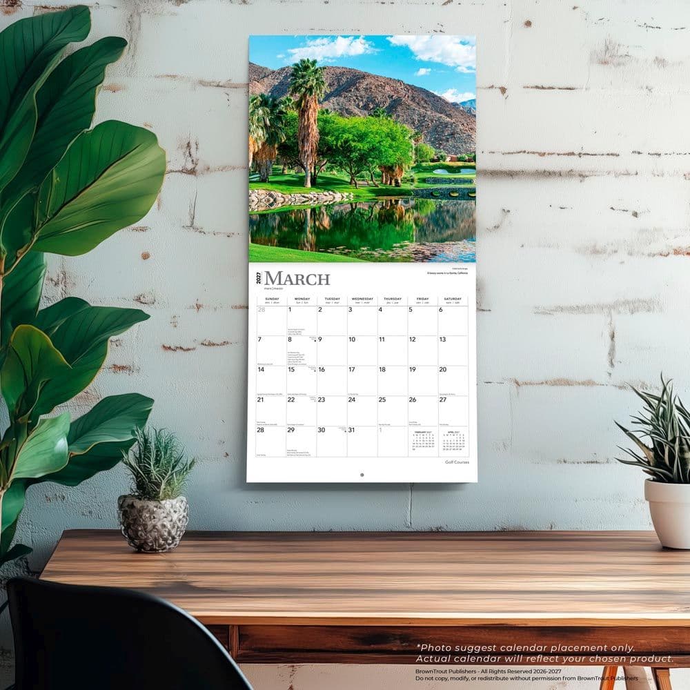 Golf Courses 2027 Wall Calendar Fourth Alternate Image