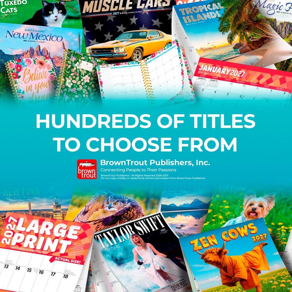 Tractors 2027 Wall Calendar Eighth Alternate Image