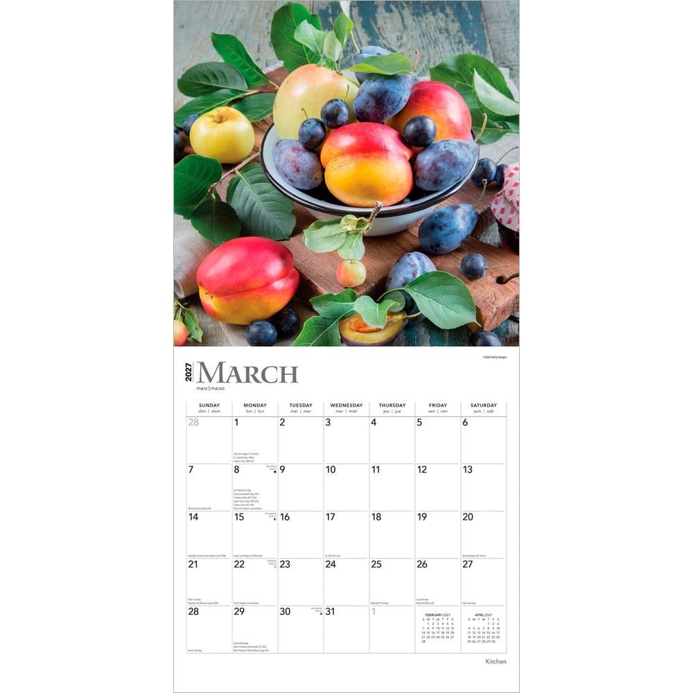 Kitchen 2027 Wall Calendar Second Alternate Image