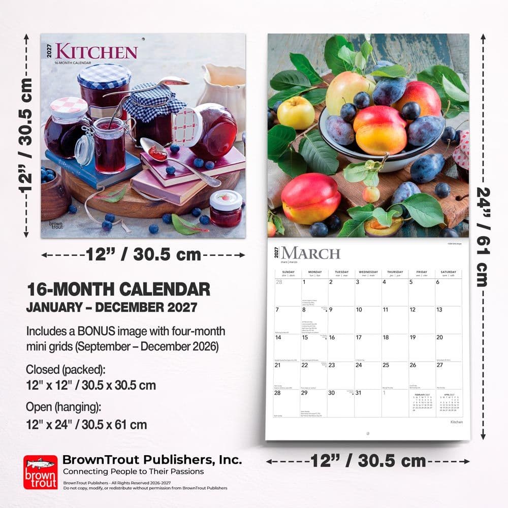 Kitchen 2027 Wall Calendar Sixth Alternate Image