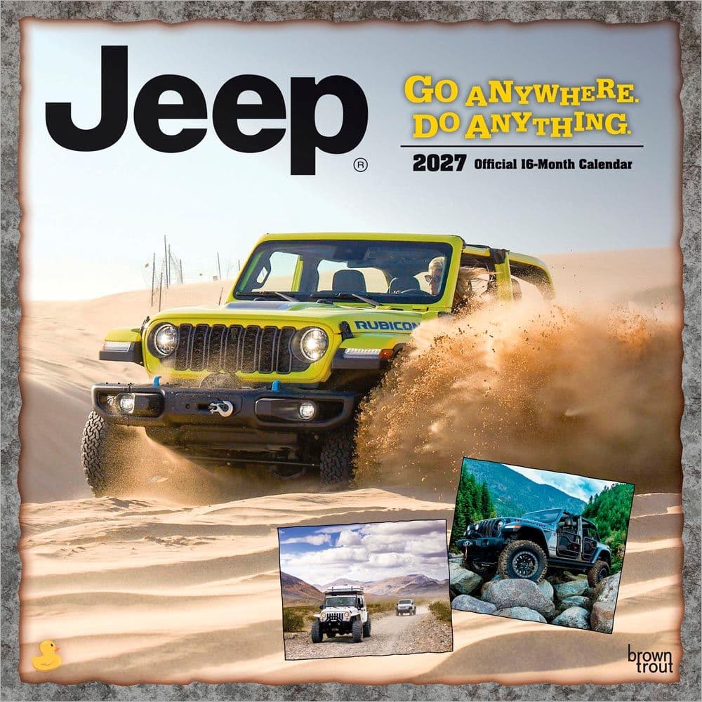 Jeep 2027 Wall Calendar Main Product Image