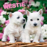 image West Highland Terrier Puppies 2027 Mini Wall Calendar Main Product Image