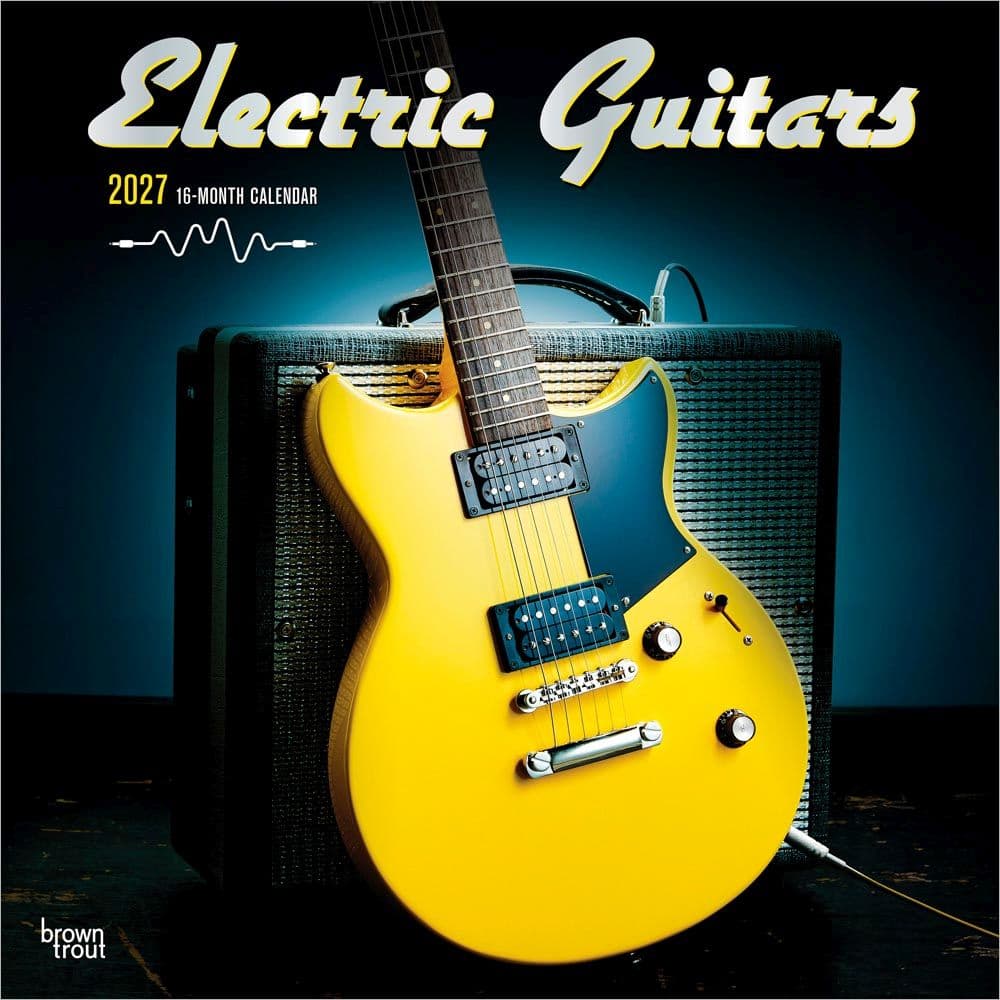 Electric Guitars 2027 Wall Calendar Main Product Image