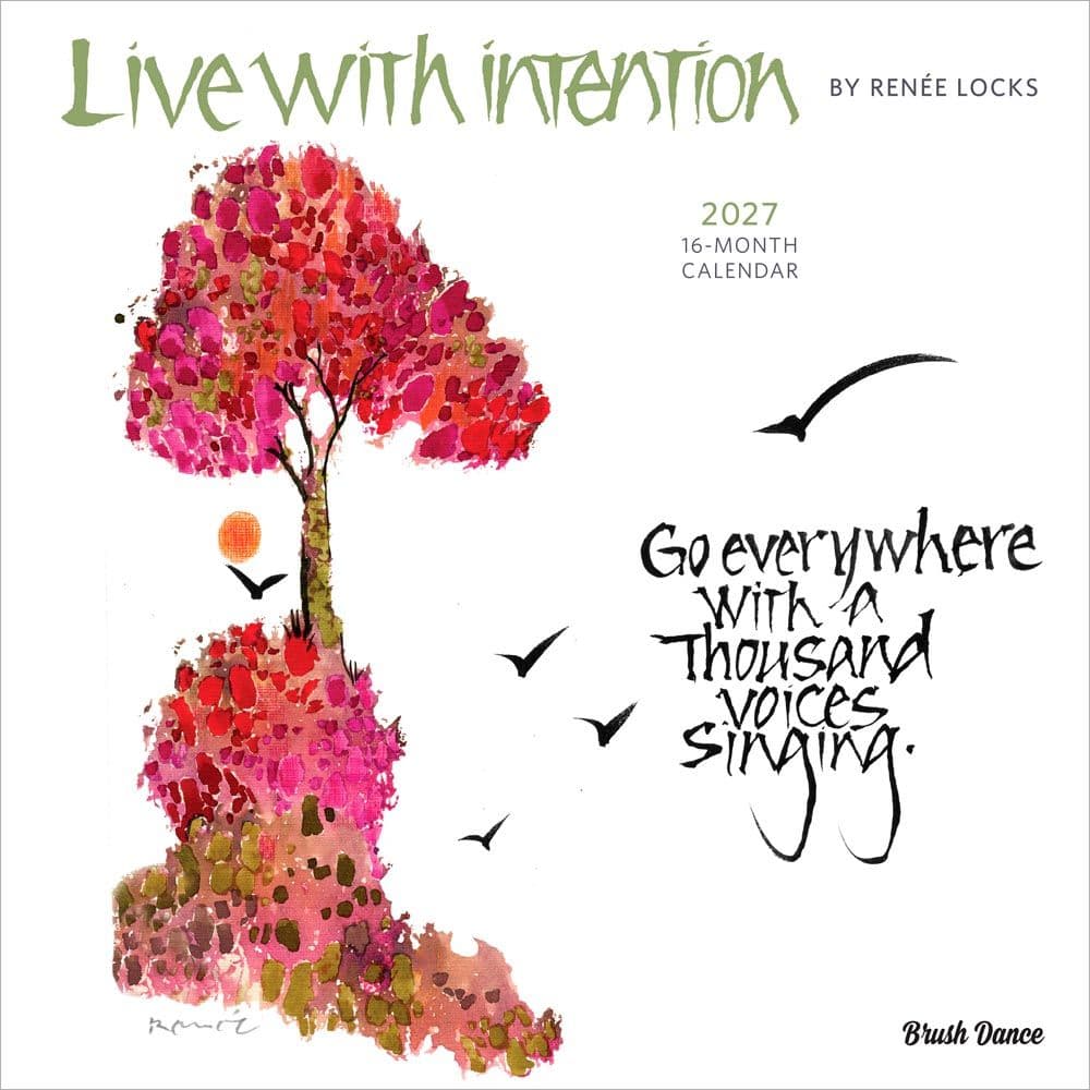 Live with Intention 2027 Wall Calendar Main Product Image