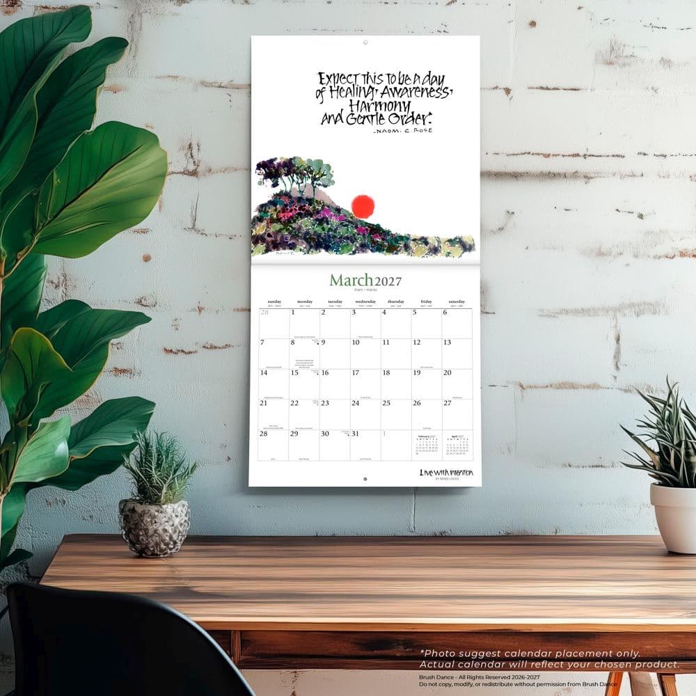 Live with Intention 2027 Wall Calendar Fourth Alternate Image