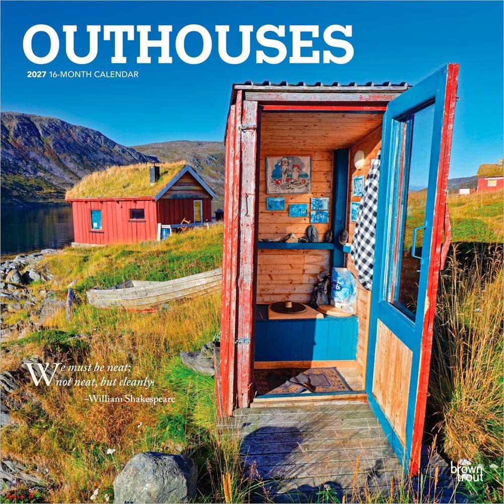 Outhouses 2027 Wall Calendar Main Product Image