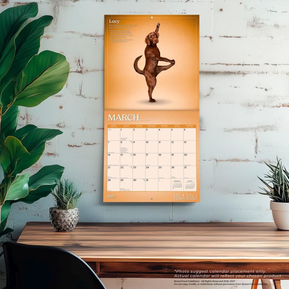 Yoga Dogs 2027 Wall Calendar Fourth Alternate Image