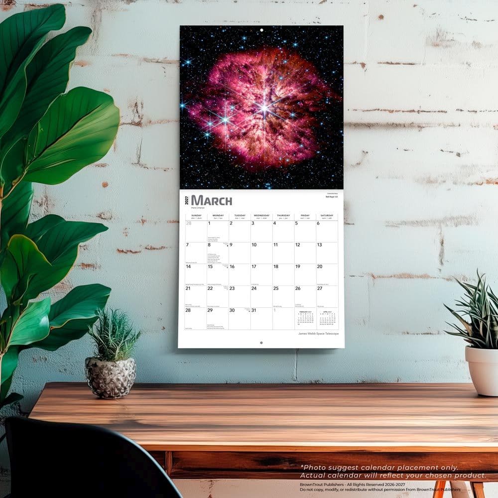 Webb Space Telescope 2027 Wall Calendar Fourth Alternate Image