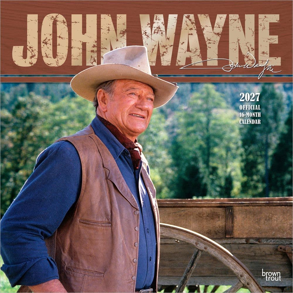 image John Wayne 2027 Wall Calendar Main Product Image