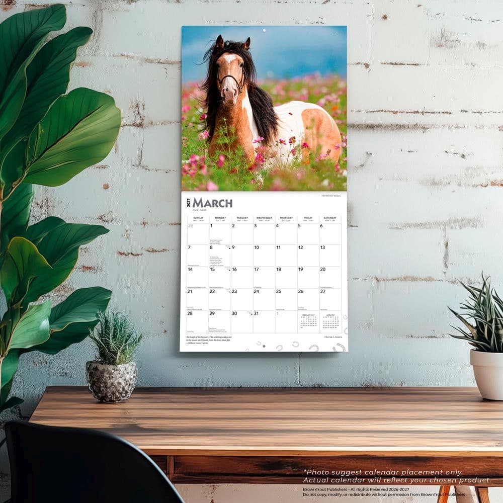 Horse Lovers 2027 Wall Calendar Fourth Alternate Image