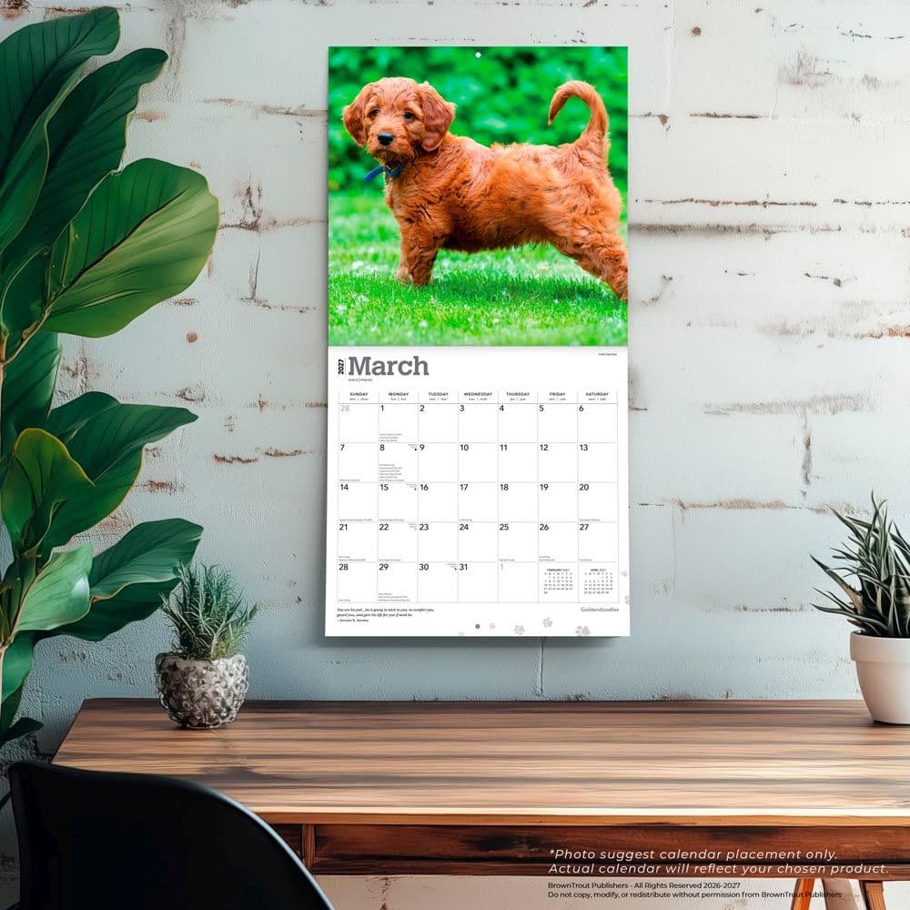 Goldendoodles 2027 Wall Calendar Fourth Alternate Image
