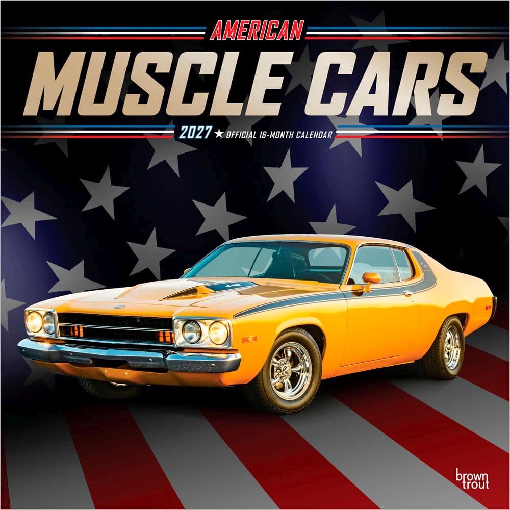 image American Muscle Cars  2027 Wall Calendar Main Product Image