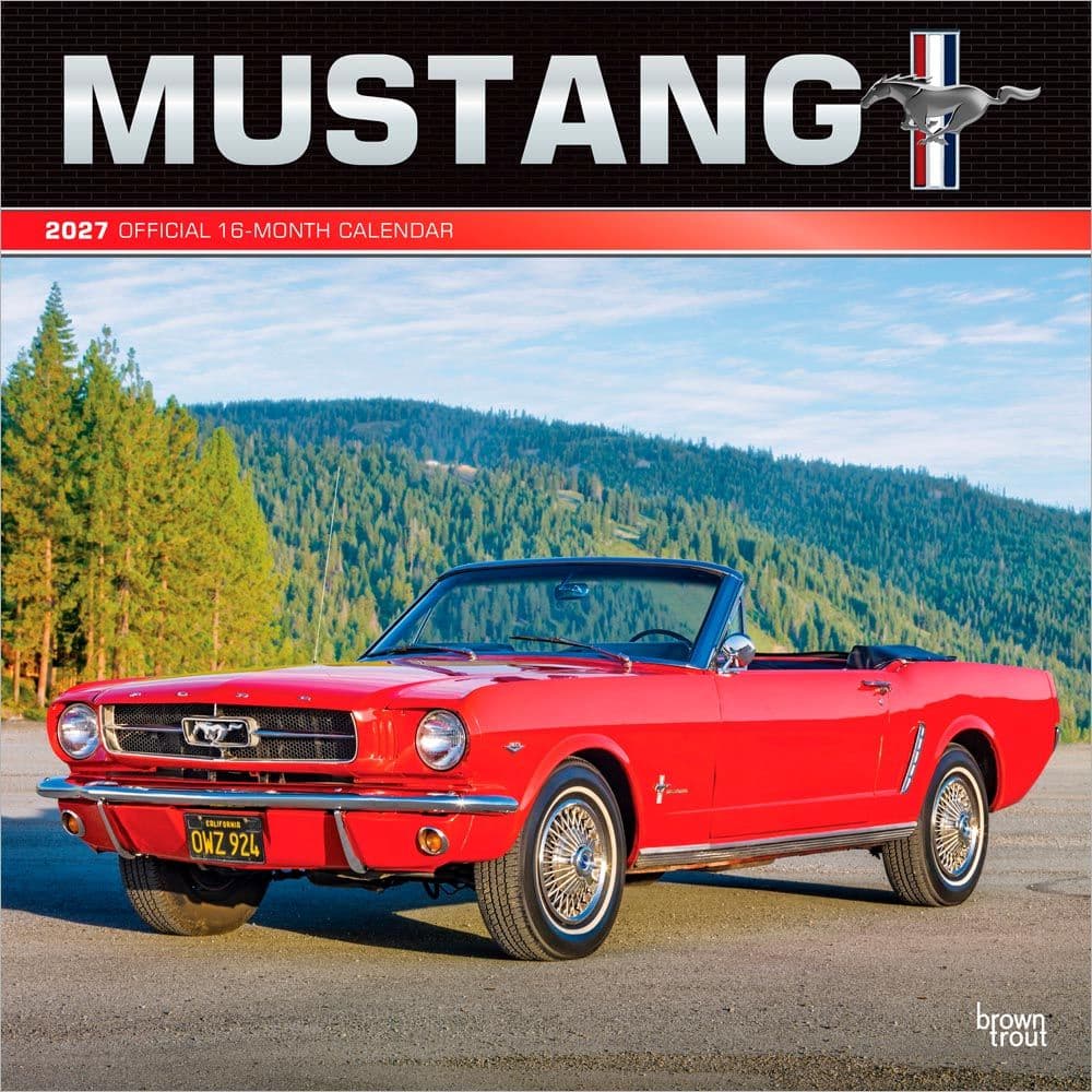Mustang 2027 Wall Calendar Main Product Image