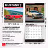 image Mustang 2027 Wall Calendar Sixth Alternate Image