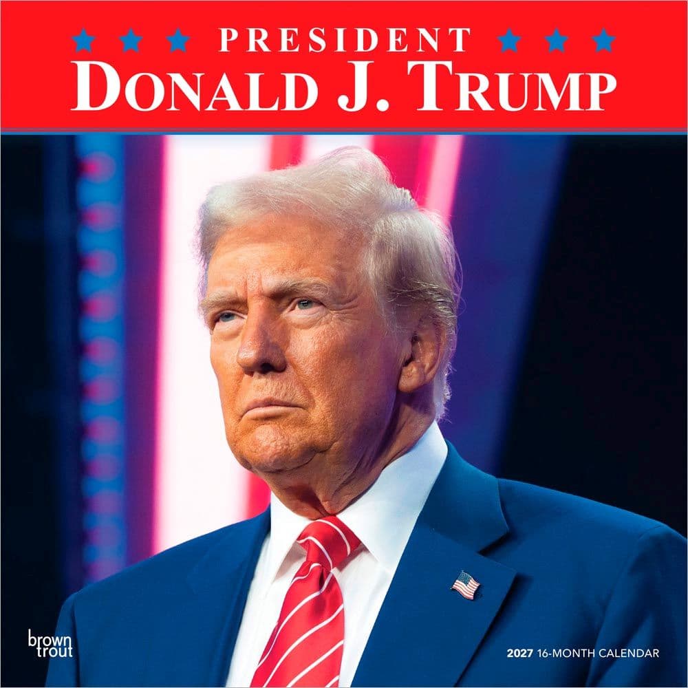Trump President 2027 Wall Calendar Main Product Image