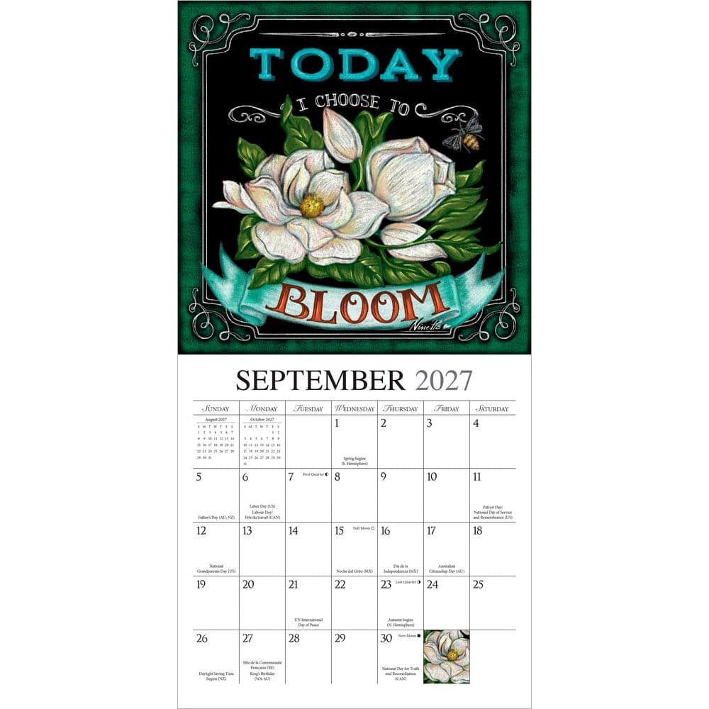 Grow Your Own Way 2027 Mini Wall Calendar Third Alternate Image